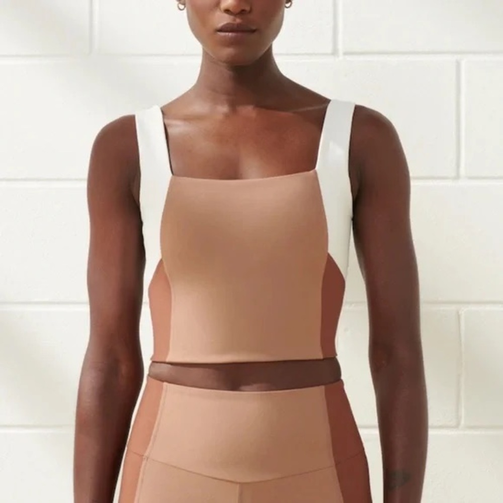 YPB Color-block Tank and Leggings Set